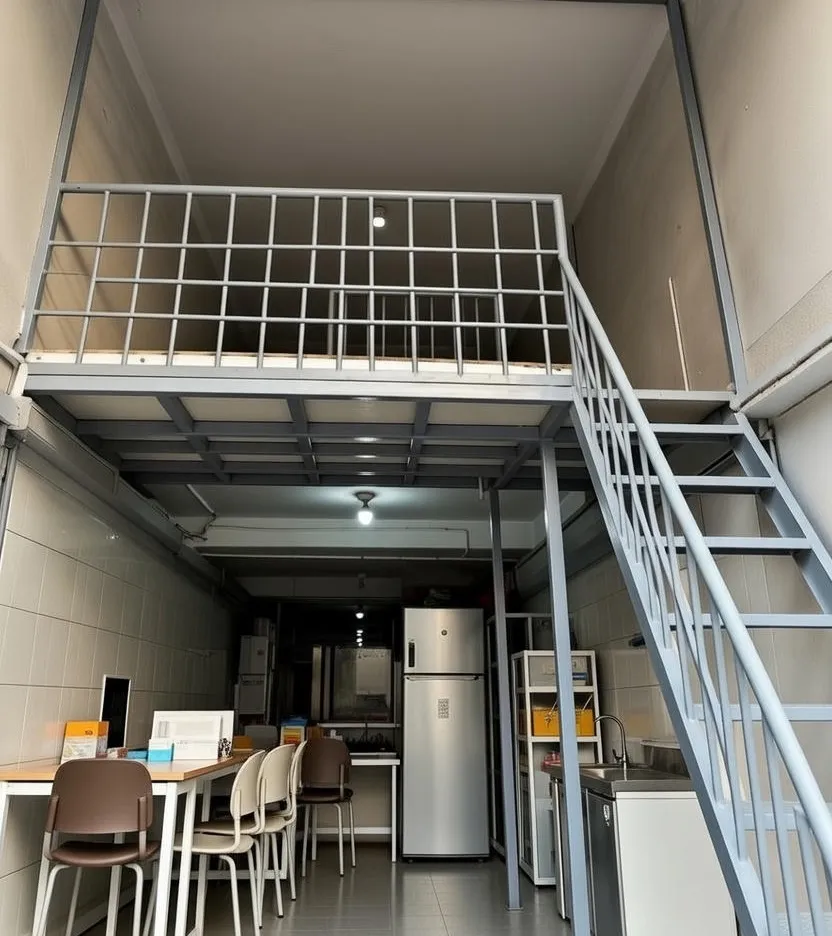 ساخت نیم طبقه های بالکنی صنعتی