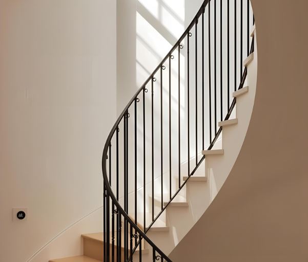 نرده راه پله آهنی ساده در تهران