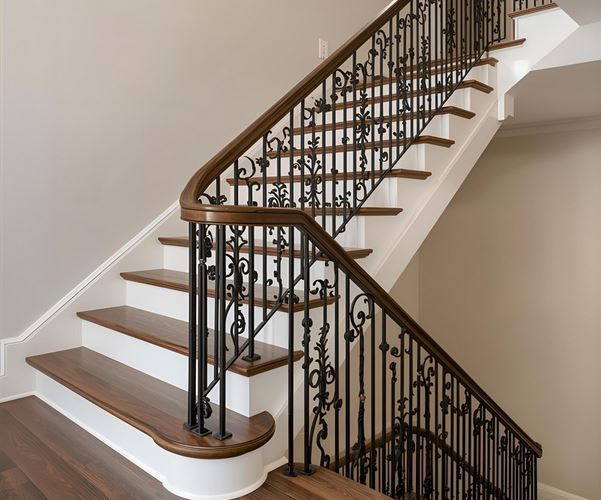 نرده راه پله آهنی فرفورژه تهران