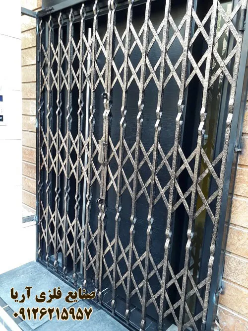 درب آکاردئونی سفارشی ضد سرقت در پونک تهران 