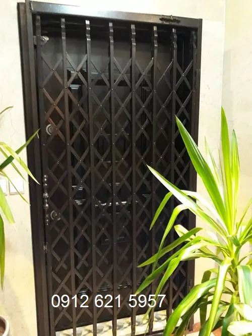 درب آکاردئونی دوجداره