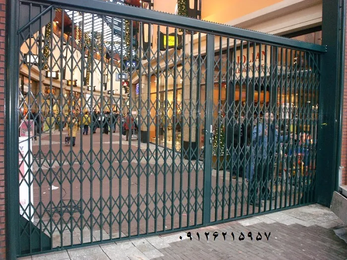 دروازه تاشو آکاردئونی برای حیاط