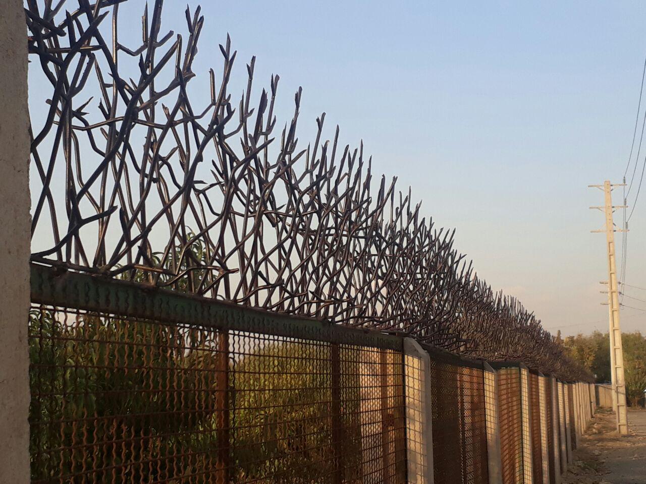 حفاظ دزدگیر روی دیوار